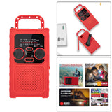 Maxbell Emergency Solar Hand Crank Radio Portable Power Bank USB Charger SOS Alarm