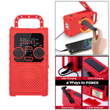 Maxbell Emergency Solar Hand Crank Radio Portable Power Bank USB Charger SOS Alarm