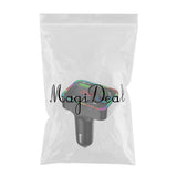 Maxbell Quick 3.1 Car Charger Adapter FM Transmitter Dual USB Port Digital Display