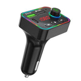 Maxbell Quick 3.1 Car Charger Adapter FM Transmitter Dual USB Port Digital Display
