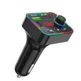 Maxbell Quick 3.1 Car Charger Adapter FM Transmitter Dual USB Port Digital Display