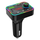 Maxbell Quick 3.1 Car Charger Adapter FM Transmitter Dual USB Port Digital Display