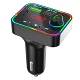 Maxbell Quick 3.1 Car Charger Adapter FM Transmitter Dual USB Port Digital Display