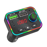 Maxbell Quick 3.1 Car Charger Adapter FM Transmitter Dual USB Port Digital Display