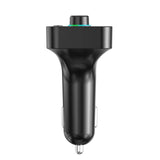 Maxbell Quick 3.1 Car Charger Adapter FM Transmitter Dual USB Port Digital Display