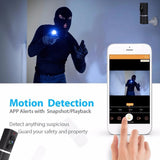 Maxbell Panoramic Wireless IP Camera Support SD Card 1080P HD for Elder Baby US Plug