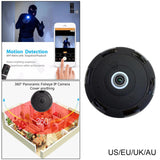 Maxbell Panoramic Wireless IP Camera Support SD Card 1080P HD for Elder Baby US Plug