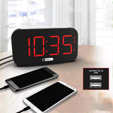 Maxbell Digital Alarm Clock Wake up Easy Night Light Large Digital LED Display