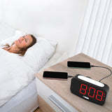 Maxbell Digital Alarm Clock Wake up Easy Night Light Large Digital LED Display