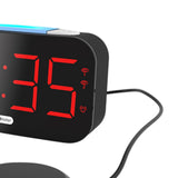 Maxbell Digital Alarm Clock Wake up Easy Night Light Large Digital LED Display