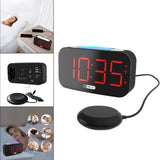 Maxbell Digital Alarm Clock Wake up Easy Night Light Large Digital LED Display