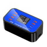 Maxbell Multi Smart Fast USB Charger 8-Port Hub Charging Station Travel