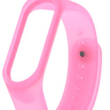 Maxbell Soft Replacements Bracelet Wristband Watch Band Strap For Mi Band 5/6 Pink