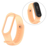 Maxbell Soft Replacements Bracelet Wristband Watch Band Strap For Mi Band 5/6 Orange