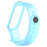 Maxbell Soft Replacements Bracelet Wristband Watch Band Strap For Mi Band 5/6 Blue