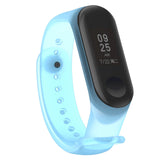 Maxbell Soft Replacements Bracelet Wristband Watch Band Strap For Mi Band 5/6 Blue