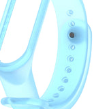 Maxbell Soft Replacements Bracelet Wristband Watch Band Strap For Mi Band 5/6 Blue