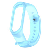 Maxbell Soft Replacements Bracelet Wristband Watch Band Strap For Mi Band 5/6 Blue