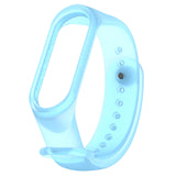 Maxbell Soft Replacements Bracelet Wristband Watch Band Strap For Mi Band 5/6 Blue
