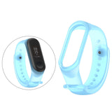 Maxbell Soft Replacements Bracelet Wristband Watch Band Strap For Mi Band 5/6 Blue