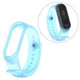 Maxbell Soft Replacements Bracelet Wristband Watch Band Strap For Mi Band 5/6 Blue