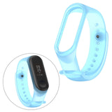 Maxbell Soft Replacements Bracelet Wristband Watch Band Strap For Mi Band 5/6 Blue