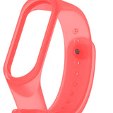 Maxbell Soft Replacements Bracelet Wristband Watch Band Strap For Mi Band 5/6 Red