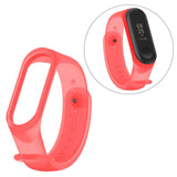 Maxbell Soft Replacements Bracelet Wristband Watch Band Strap For Mi Band 5/6 Red