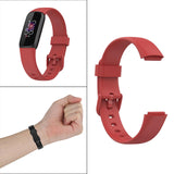Maxbell Replacements Bracelet Wristband Watch Band Adjustable Straps  Red