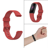 Maxbell Replacements Bracelet Wristband Watch Band Adjustable Straps  Red