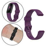 Maxbell Replacements Bracelet Wristband Watch Band Adjustable Straps  Dark Purple
