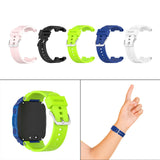 Maxbell Silicone Watchband Waterproof for Children 4X/4 PRO Smart Watch Black