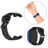 Maxbell Silicone Watchband Waterproof for Children 4X/4 PRO Smart Watch Black