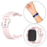Maxbell Silicone Watchband Waterproof for Children 4X/4 PRO Smart Watch Pink
