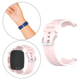 Maxbell Silicone Watchband Waterproof for Children 4X/4 PRO Smart Watch Pink