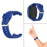 Maxbell Silicone Watchband Waterproof for Children 4X/4 PRO Smart Watch Blue