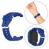 Maxbell Silicone Watchband Waterproof for Children 4X/4 PRO Smart Watch Blue