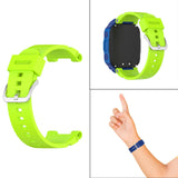 Maxbell Silicone Watchband Waterproof for Children 4X/4 PRO Smart Watch Light Green