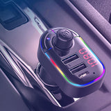 Maxbell Car Charger Adapter FM Transmitter with Digital Display