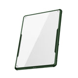 Maxbell Clear Tablet Case Cover for Pro11 Air4  for Pro11 2018 2020 Dark Green Frame