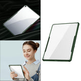 Maxbell Clear Tablet Case Cover for Pro11 Air4  for Pro11 2018 2020 Dark Green Frame