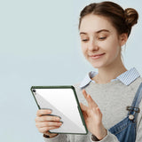 Maxbell Clear Tablet Case Cover for Pro11 Air4  for Air4 10.9 2020  Dark Green Frame