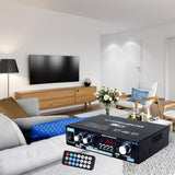 Maxbell AK35 90W + 90W Audio Power Amplifier Speaker Amp 2-Channel for Car MP3 US