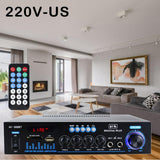 Maxbell Bluetooth Audio Amplifier 12V 220V Sound Amp for Home Speakers Car Karaoke