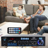 Maxbell Bluetooth Audio Amplifier 12V 220V Sound Amp for Home Speakers Car Karaoke