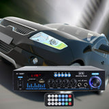 Maxbell Bluetooth Audio Amplifier 12V 220V Sound Amp for Home Speakers Car Karaoke