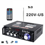Maxbell Mini 600W Bluetooth Car Audio Power Amplifier 12V 220V Receiver