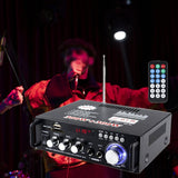 Maxbell Mini 600W Bluetooth Car Audio Power Amplifier 12V 220V Receiver