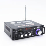 Maxbell Mini 600W Bluetooth Car Audio Power Amplifier 12V 110V Receiver Speaker Amp