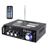 Maxbell Mini 600W Bluetooth Car Audio Power Amplifier 12V 110V Receiver Speaker Amp